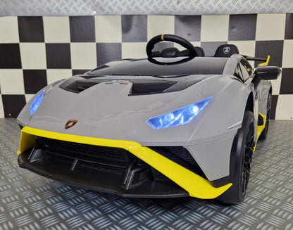 Kinder Elektroauto Lamborghini Huracan STO 12 V – Grau