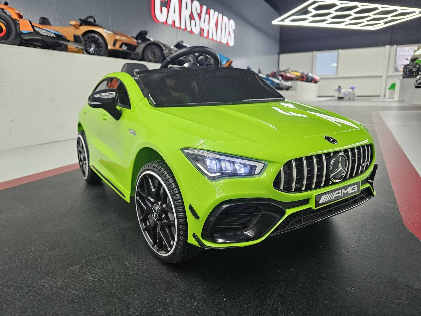 Auto Elettrica per Bambini 12 V con Telecomando – Verde