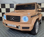 Mercedes G500 12V Electric Ride-On Car for Kids – Sand Color