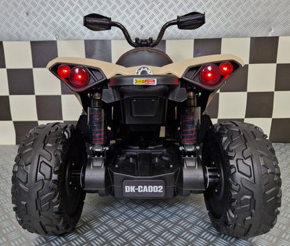 Quad Elettrico per Bambini Can-Am Maverick 24 V – Colore Cachi