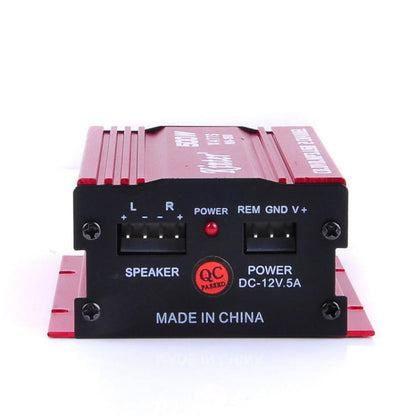 Mini Stereo-Verstärker, 2 Kanäle, Auto, 500W, 12V, USB, SD, MP3, FM, Audio-Anlage
