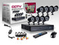 8-Channel Video Surveillance Kit Infrared Camera+DVR+Camera Power Supply