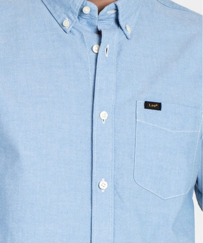 Lee Camicia da uomo manica lunga Button Down L880KUA29 prep blue