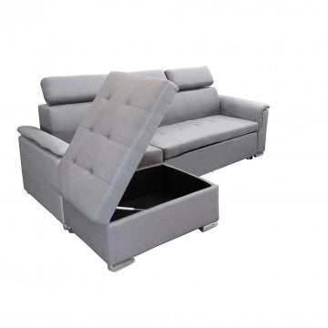 Divano componibile design moderno con chaise longue