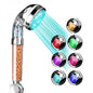 Shower Head Handheld Shower Ionizing Purifier Mineral Salts -LED