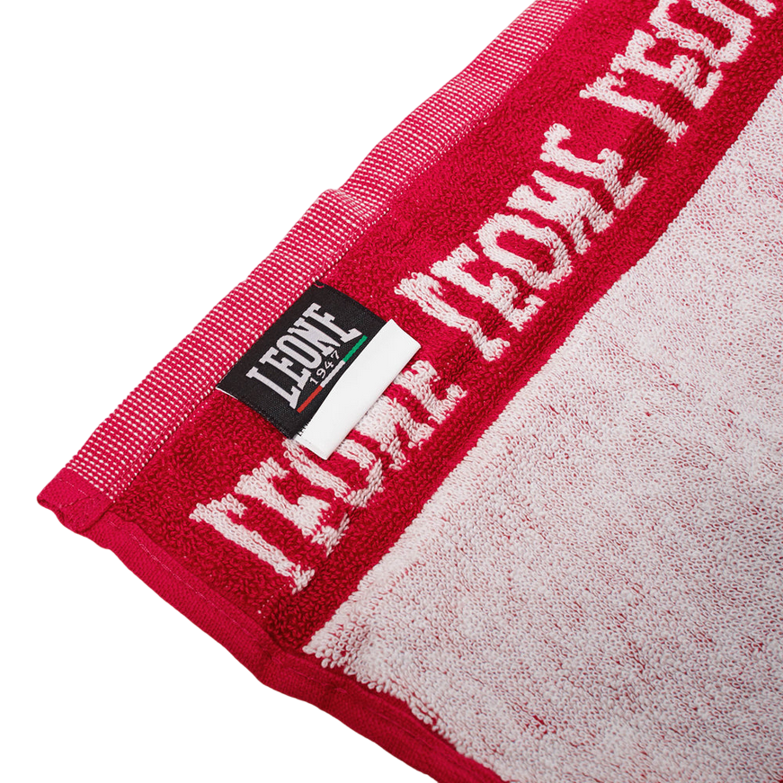 Leone Asciugamano da Ring AC914 Rosso - Spugna 100% Cotone