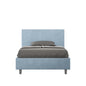 Upholstered single storage bed 100x210 microfiber Adele