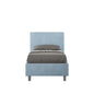 Adele 80x190 microfiber upholstered single bed without base and storage