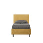 Adele 90x210 upholstered microfiber single storage bed