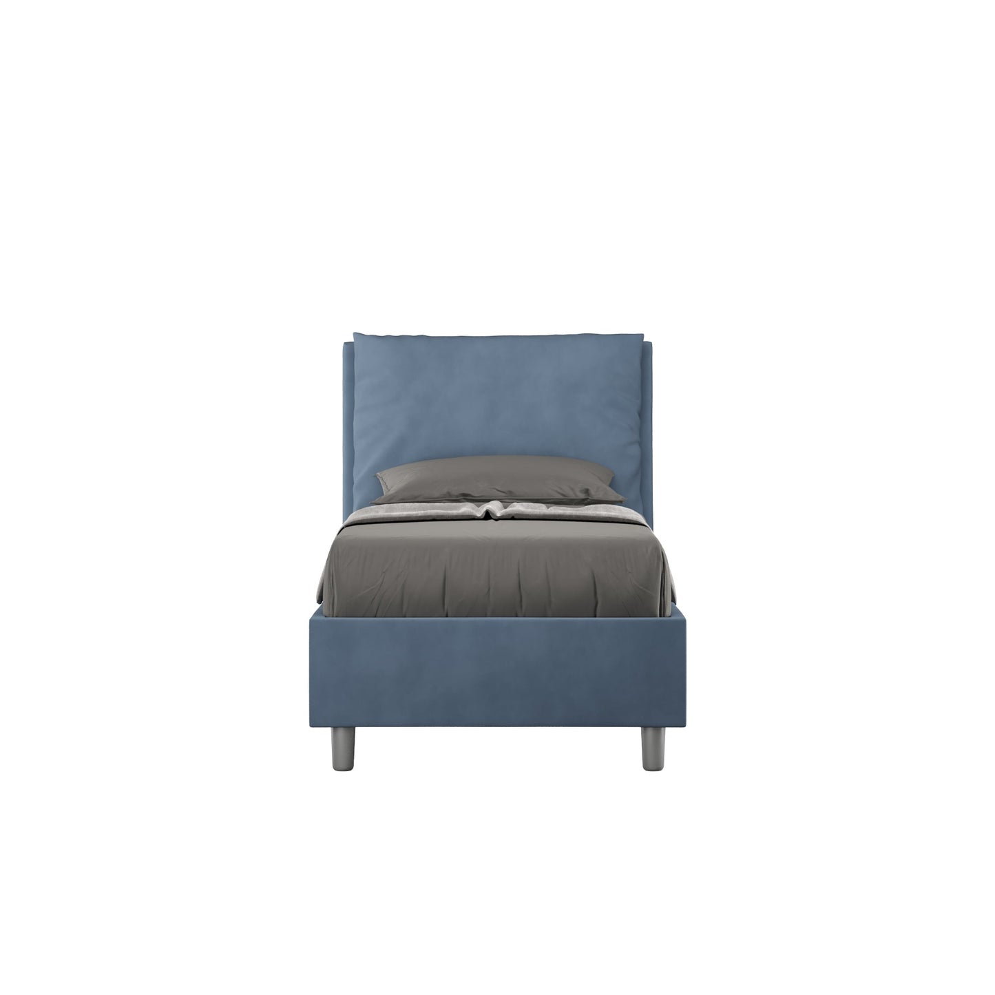 Polster Einzelbett Antea mit Stauraum 90x200 Mikrofaser