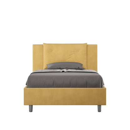 Gepolstertes Einzelbett mit Stauraum 100x200 Mikrofaser Appia