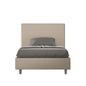 Focus upholstered faux leather storage single bed
