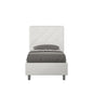 Priya upholstered faux leather storage single bed