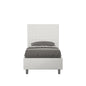 Sunny upholstered faux leather storage single bed
