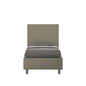 Sunny faux leather upholstered single bed