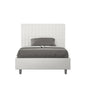 Sunny upholstered faux leather single storage bed