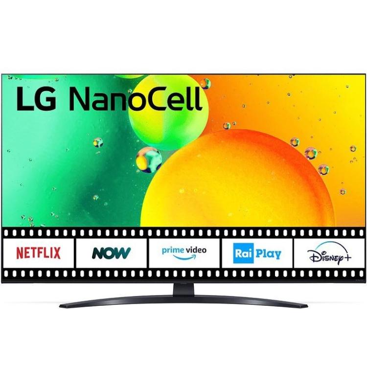 Lg Nanocell 50" Smart TV Uhd 4K Hdr 50Nano766Qa Wi-Fi Web Os WLAN Google Alexa