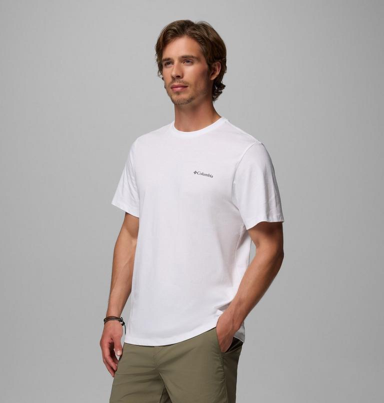 Columbia T-shirt Cotone Biologico CSC™ Logo Uomo 2155011 100 - Bianco