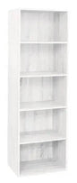 Multifunctional Modular Bookshelf in MDF and Ash, Various Sizes and Colors