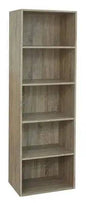 Multifunctional Modular Bookshelf in MDF and Ash, Various Sizes and Colors