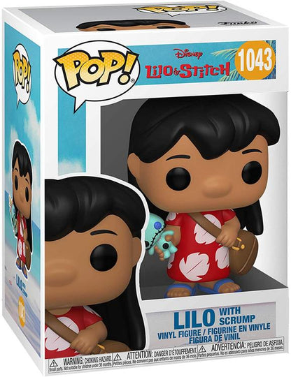 Funko Pop! Disney Lilo & Stitch - (1043) Lilo With Scrump Vinyl Figure 9cm