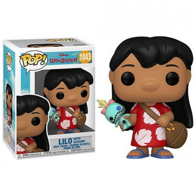 Funko Pop! Disney Lilo & Stitch - (1043) Lilo With Scrump Vinyl Figure 9cm