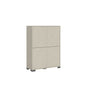 Lumina Sideboard and TV Stand with high-gloss white and cashmere doors