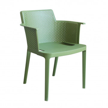 Poltrona Cathy - Poltrona impilabile in polipropilene - Dimensioni: 60x58x76.5cm