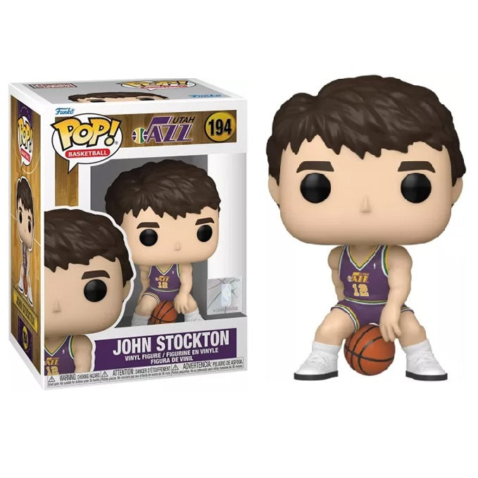 Funko Pop! NBA Legends – (194) John Stockton Legends Jazz Vinyl Figur 9cm