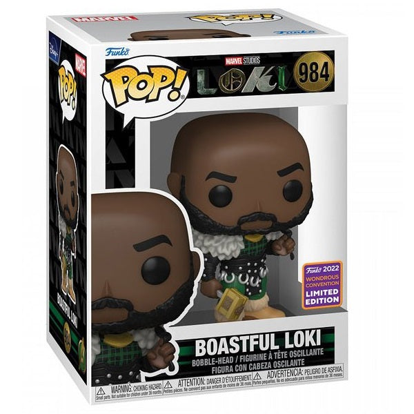 Funko Pop Marvel Studios Loki - prahlerischer Loki (984) limitierte Bobble-Head