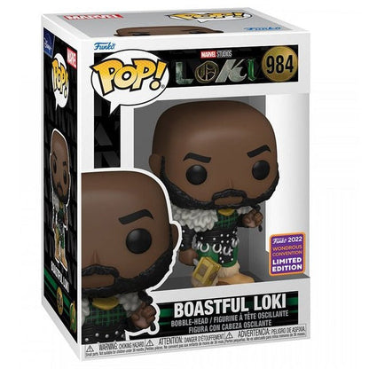 Funko Pop Marvel Studios Loki - prahlerischer Loki (984) limitierte Bobble-Head