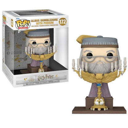 Funko Pop! Harry Potter – (172) Albus Dumbledore mit Podium Prof. Dumbledore 15cm