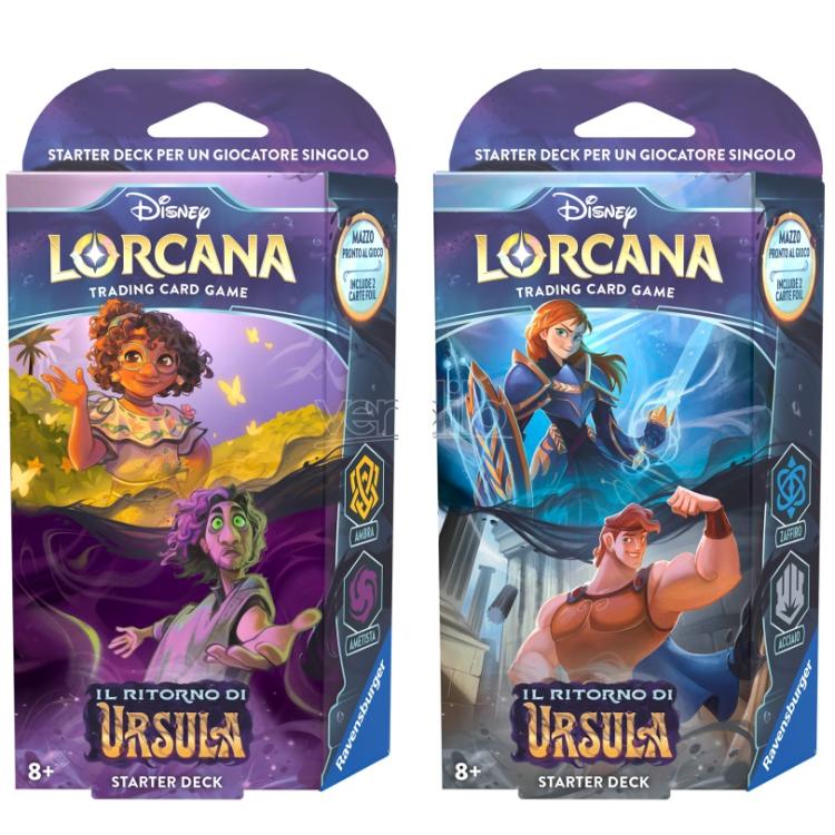 Disney Lorcana "Das Reich der Inkantation" Starter Deck (Hercules) Saphir/Stahl It