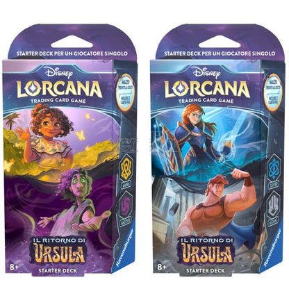 Disney Lorcana "Das Reich der Inkantation" Starter Deck (Hercules) Saphir/Stahl It
