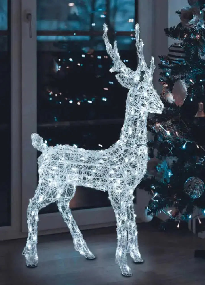 3D-Acrylweihnachtsmann, moderne LED-Pendelleuchte