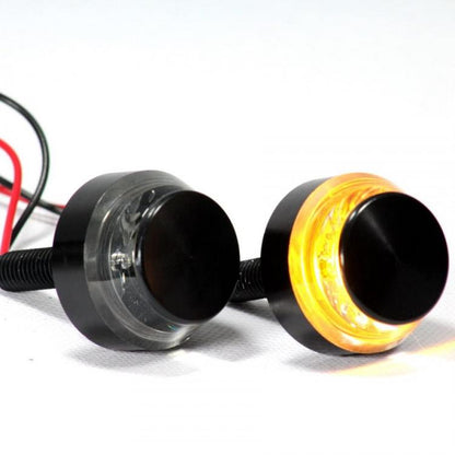 2er-Paar Motorrad Handgriff Licht Blinker LED Blinker 12V Lenkerkontrollleuchte