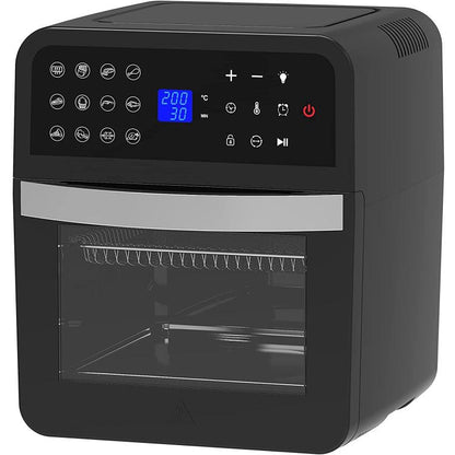 Melchioni Lucifer Heißluftfritteuse Backofen elektrisch 12 L 1800W Dörrgerät