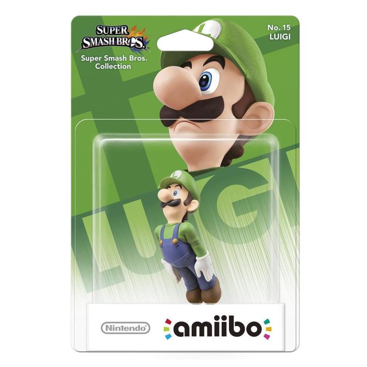 AMIIBO SUPER SMASH BROS KOLLEKTION (LUIGI NR.15) NINTENDO SUPER MARIO BROS FIGUR