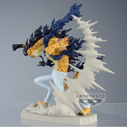 Banpresto One Piece Senkozekkei (Rob Lucci) Actionfigur PVC Bandai Statue 10cm