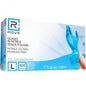 100 Disposable Blue Nitrile Gloves Powder-Free/Latex-Free Medical and Food Use L