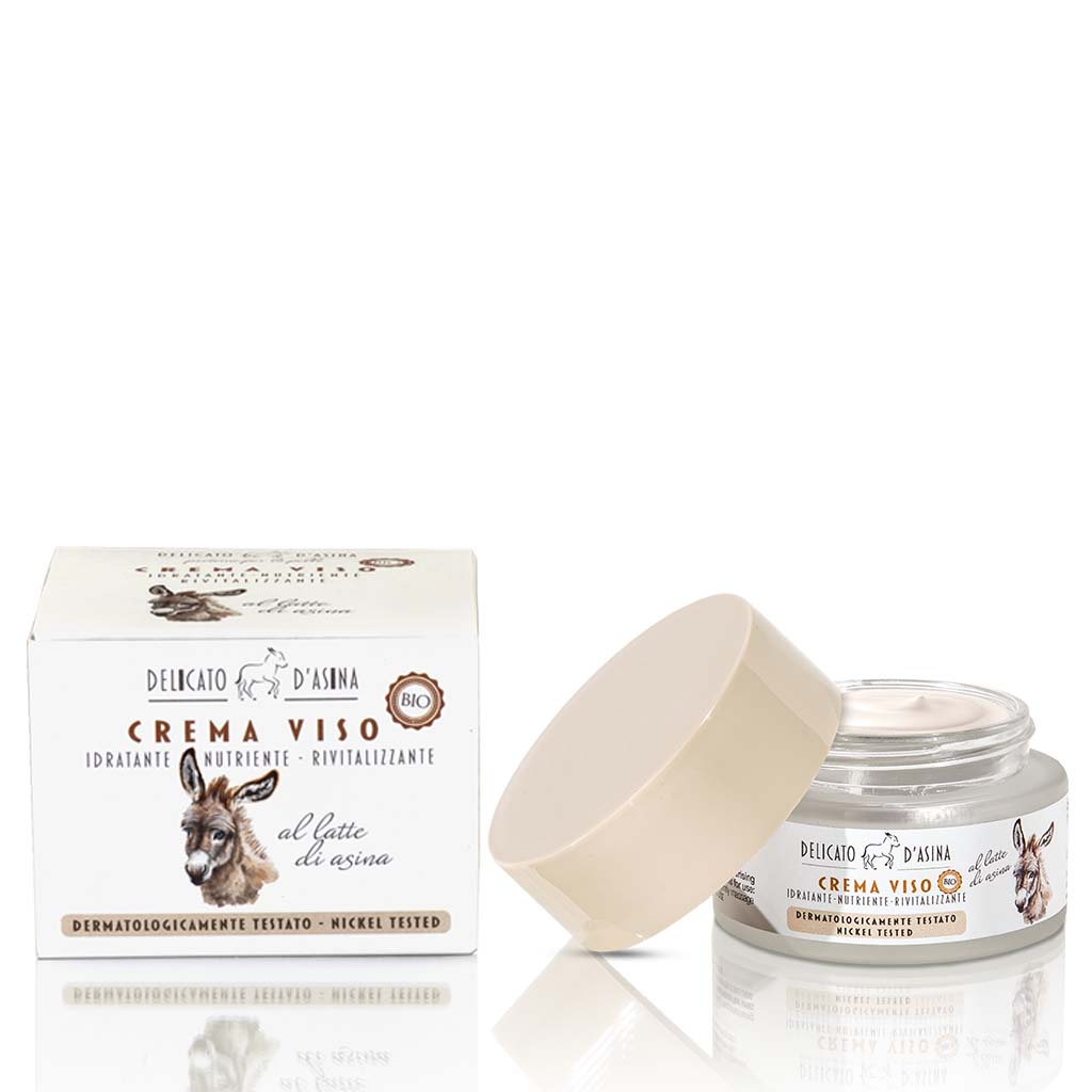 La Dispensa Crema Viso Bio Idratante Nutriente Rivitalizzante Al Latte Di Asina 50 ml