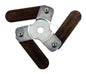 Zorro triple blade for brush cutters