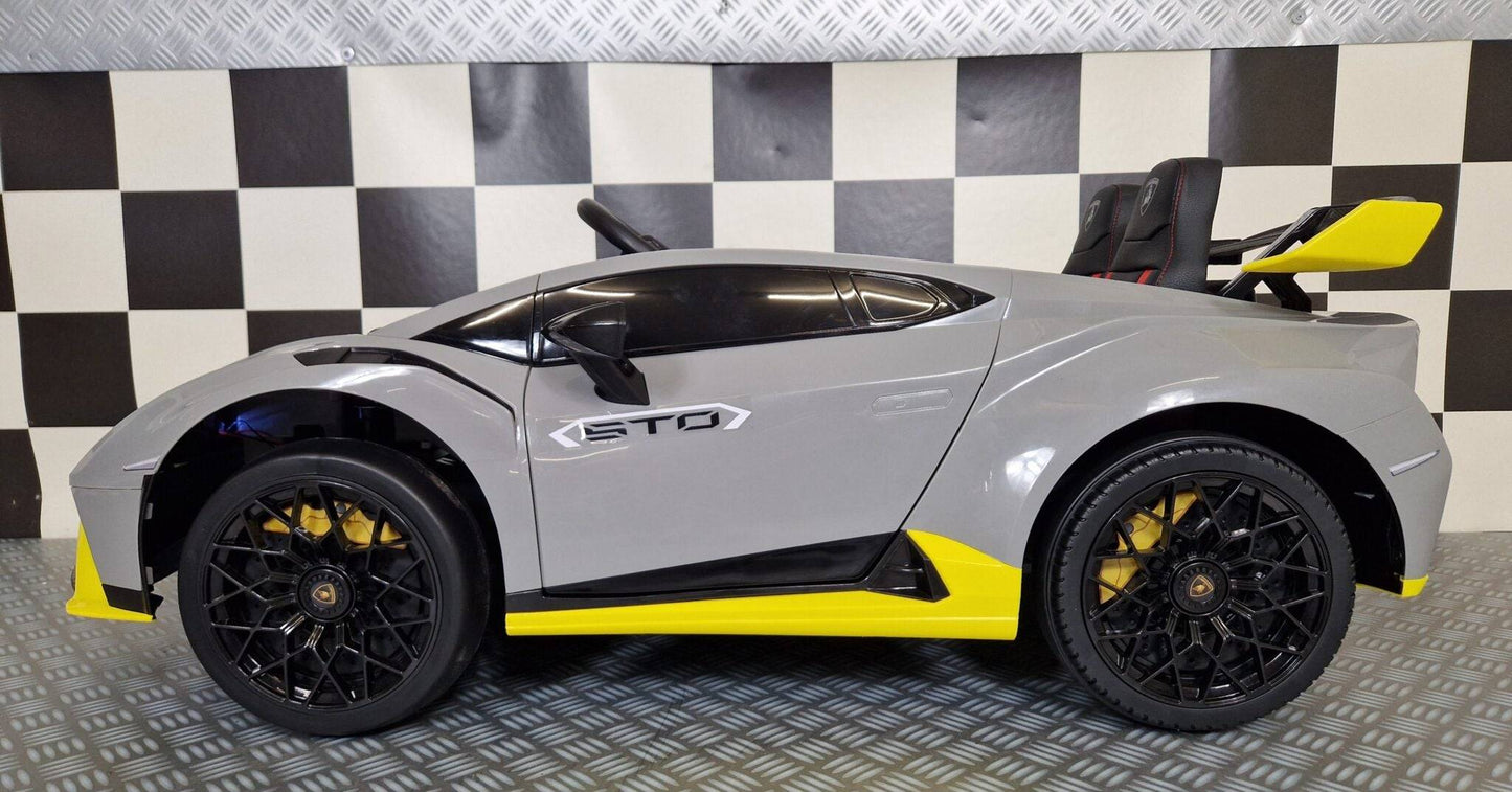 Kinder Elektroauto Lamborghini Huracan STO 12 V – Grau