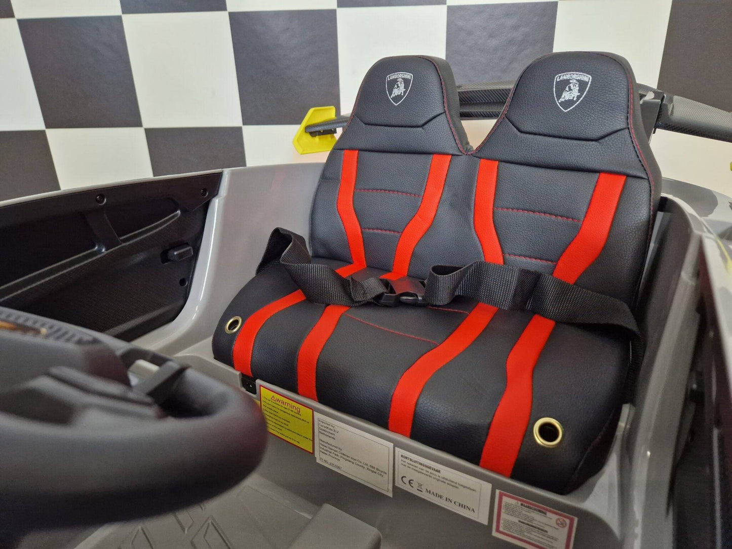 Kinder Elektroauto Lamborghini Huracan STO 12 V – Grau