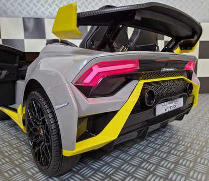 Kinder Elektroauto Lamborghini Huracan STO 12 V – Grau