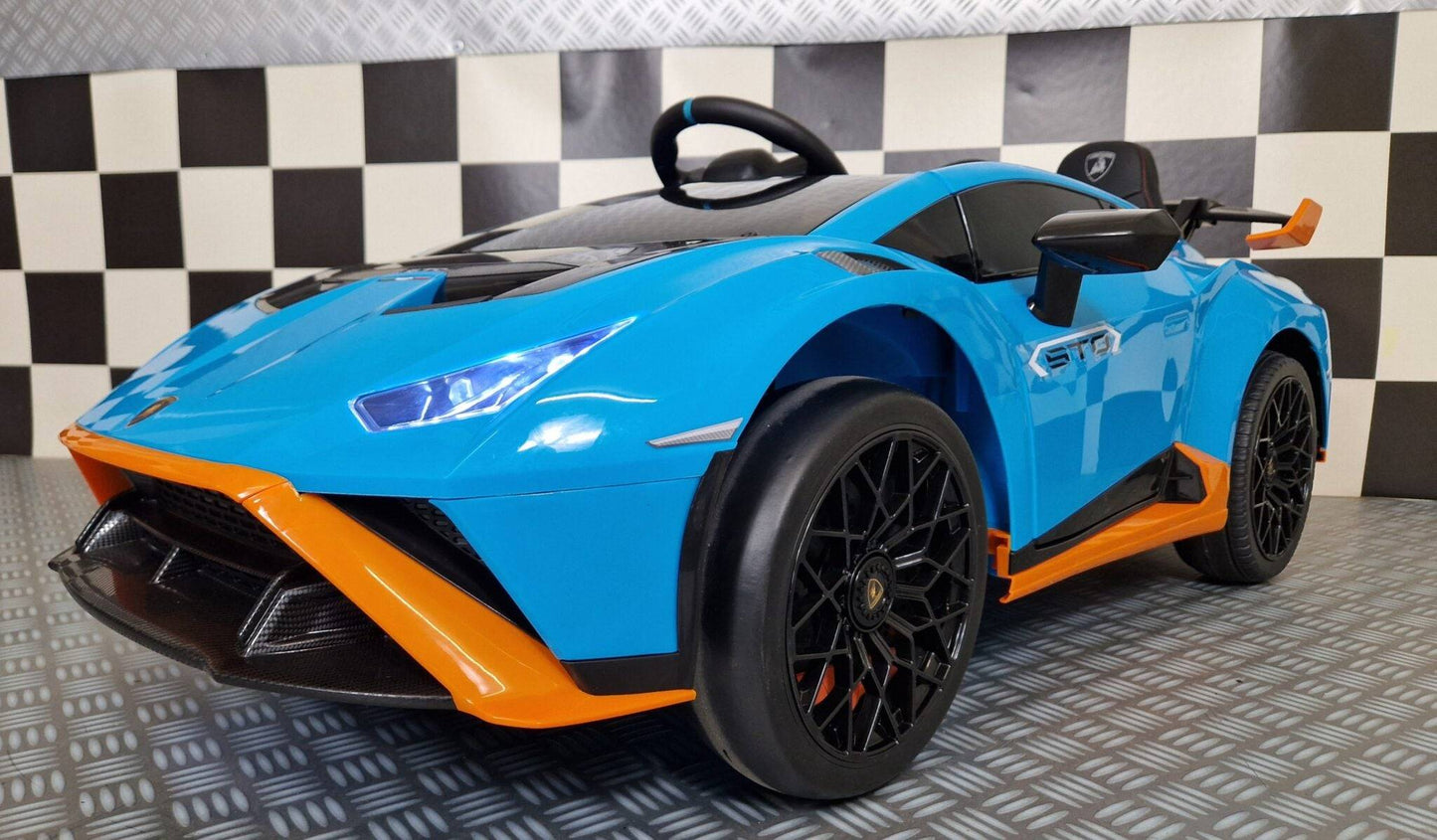 Kinder Elektroauto Lamborghini Huracan STO 12 V – Blau