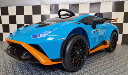 Kinder Elektroauto Lamborghini Huracan STO 12 V – Blau