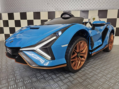 Kinder-Elektroauto Lamborghini Sian 24 V – 2 Sitzer – Blau