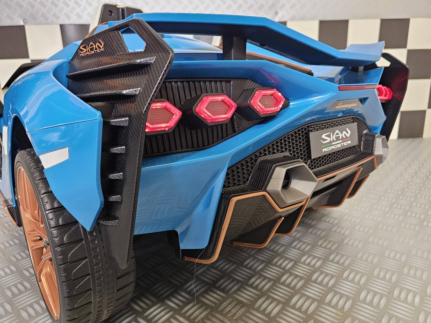 Kinder-Elektroauto Lamborghini Sian 24 V – 2 Sitzer – Blau