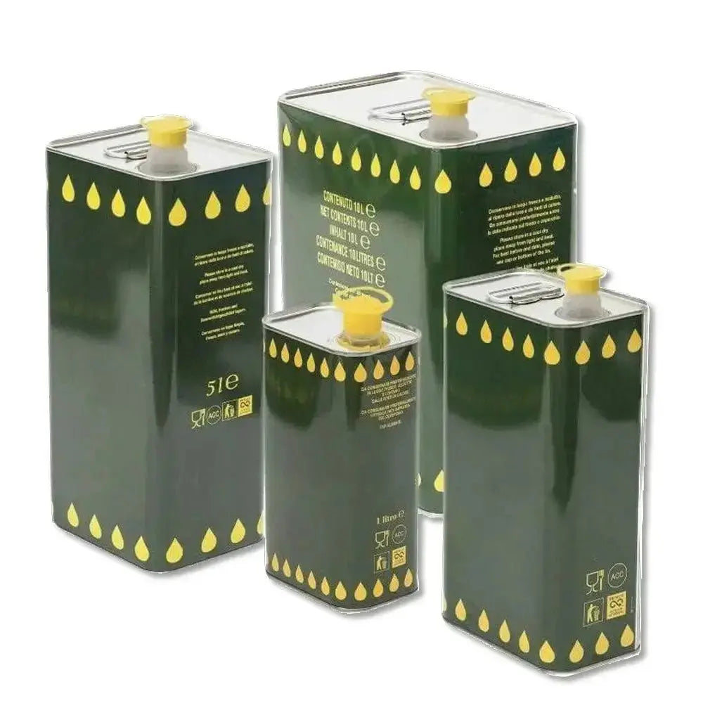 Latta olio senza tappo diverse dimensioni